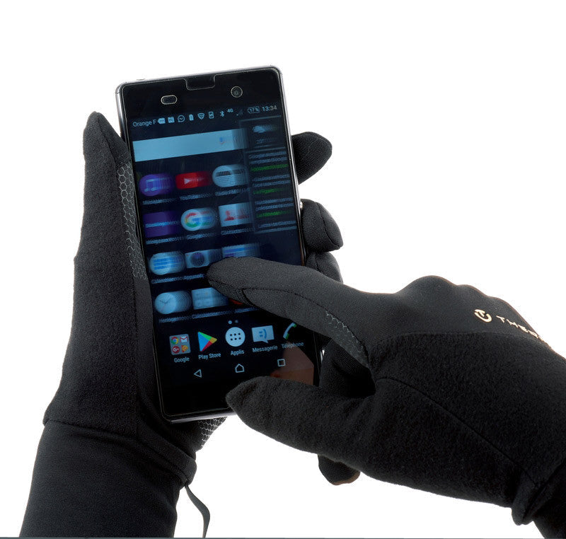 Guantes finos táctiles multiactividad - Active Light Tech Negro